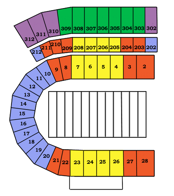 Byrd Stadium Seating Chart With Rows